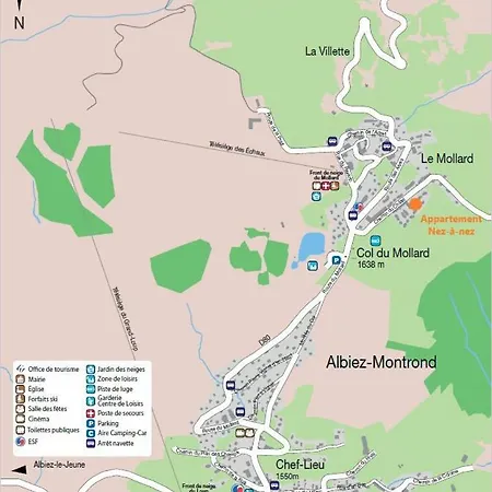 Διαμέρισμα Nez-a-nez A Albiez-Montrond